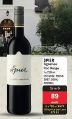 Makro SPIER Signature Red Range offer