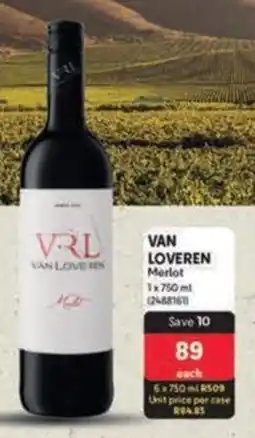 Makro VAN LOVEREN Merlot offer