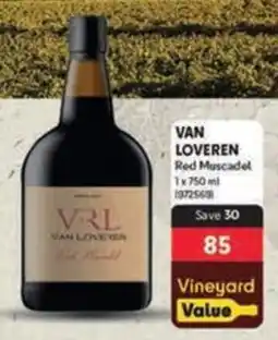 Makro VAN LOVEREN Red Muscadel offer