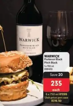 Makro WARWICK Professor Black Pitch Black offer