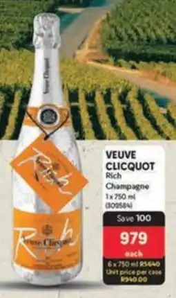 Makro VEUVE CLICQUOT Rich Champagne offer