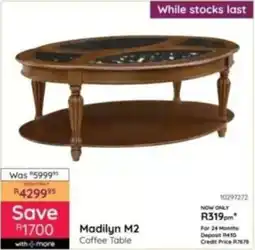 Bradlows Madilyn M2 Coffee Table offer