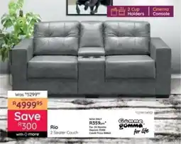 Bradlows Rio 2 Seater Couch offer