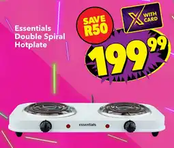Shoprite Essentials Double Spiral Hotplate offer