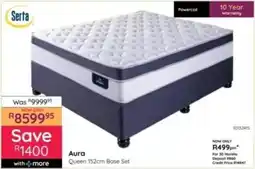 Bradlows Serta Aura Queen Base Set offer