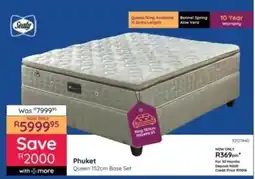 Bradlows Sealy Phuket Queen Base Set offer