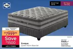 Bradlows Sealy Evoque Queen Base Set offer