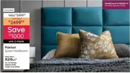 Bradlows Paxton Queen Headboard offer