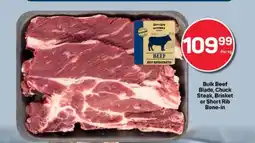 Pick n Pay Bulk Beef Blade, Chuck Steak, Brisket or Short Rib Bone-in offer