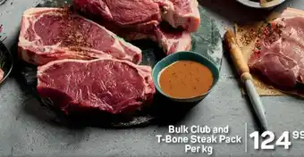 Pick n Pay Bulk Club and T-Bone Steak Pack offer