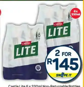 Pick n Pay Castle Lite 6 x 330ml offer