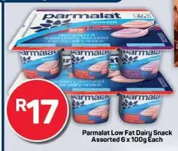 Pick n Pay Parmalat Low Fat Dairy Snack Assorted 6 x 100g Each offer