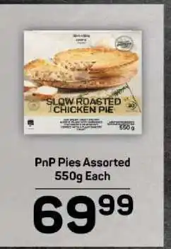 Pick n Pay PnP Pies Assorted 550g Each offer