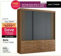 Bradlows Belle 3 Door Robe offer