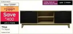 Bradlows Titus TV Stand offer