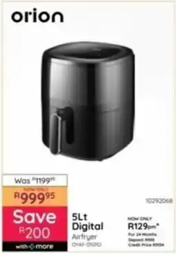 Bradlows Orion Digital Airfryer offer