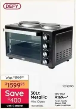 Bradlows Defy Metallic Mini Oven offer