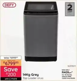 Bradlows Defy Grey Top Loader offer
