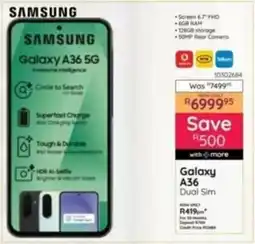 Bradlows SAMSUNG Galaxy A36 offer