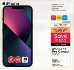 Bradlows iPhone 13 Pre Owned 128GB offer