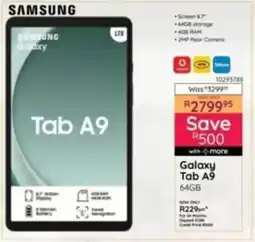 Bradlows Samsung Galaxy Tab A9 64GB offer
