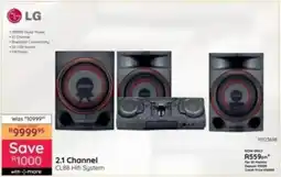 Bradlows LG 2.1 Channel CL88 Hifi System offer