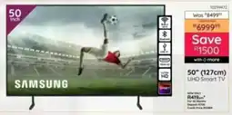 Bradlows Samsung 50" 127cm UHD Smart TV offer