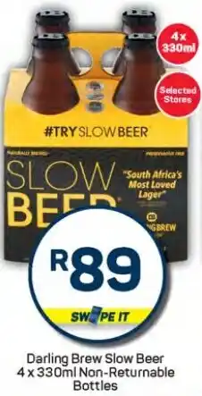 Pick n Pay Liquor Darling Brew Slow Beer Non-Returnable Bottles offer