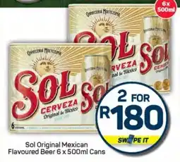 Pick n Pay Liquor Sol Original Mexican Flavoured Beer Cans offer