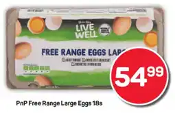 Pick n Pay PnP Free Range Large Eggs offer