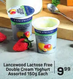 Pick n Pay Lancewood Lactose Free Double Cream Yoghurt Assorted offer