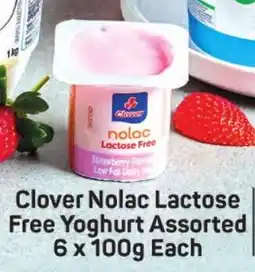 Pick n Pay Clover Nolac Lactose Free Yoghurt Assorted offer