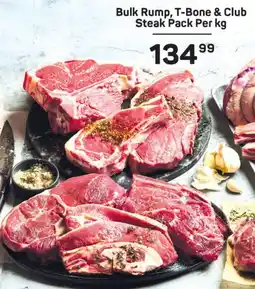 Pick n Pay Bulk Rump, T-Bone & Club Steak Pack offer