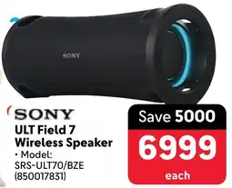 Makro SONY ULT Field 7 Wireless Speaker offer