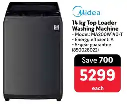 Makro Midea Top Loader Washing Machine offer
