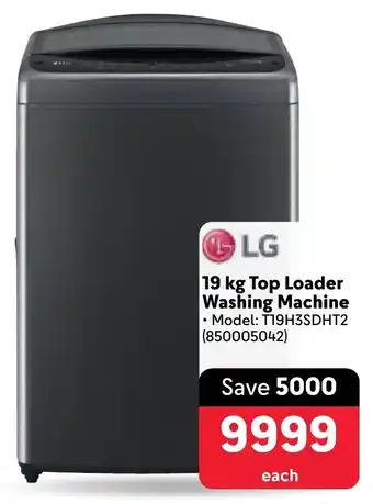 Makro LG Top Loader Washing Machine offer