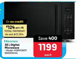 Makro Hisense Digital Microwave offer