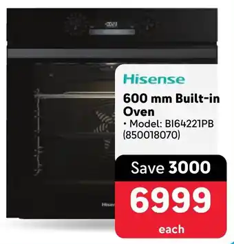 Makro Hisense Built-in Oven offer
