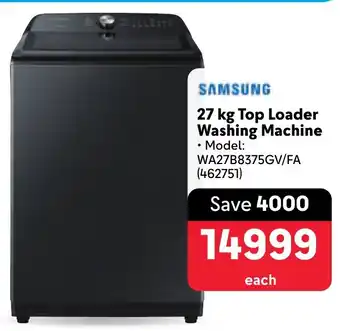 Makro SAMSUNG Top Loader Washing Machine offer