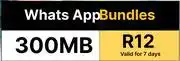 PEP MTN Pay As You Go Whatsapp Bundle 300MB offer
