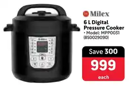 Makro Milex Digital Pressure Cooker offer