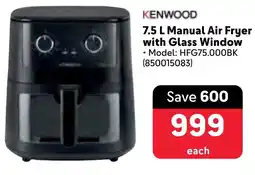 Makro KENWOOD Manual Air Fryer with Glass Window offer