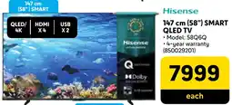 Makro Hisense 147 cm 58" Smart QLED TV offer