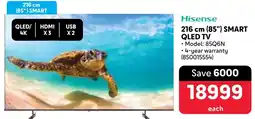 Makro Hisense 216 cm 85" Smart QLED TV offer