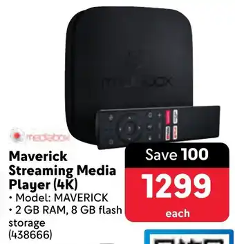 Makro Mediabox Maverick Streaming Media Player (4K) offer