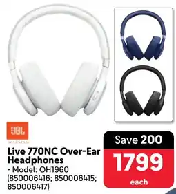 Makro JBL Live 770NC Over-Ear Headphones offer