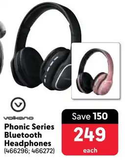 Makro Volkano Phonic Series Bluetooth Headphones offer