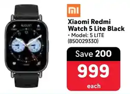 Makro Xiaomi Redmi Watch 5 Lite Black offer