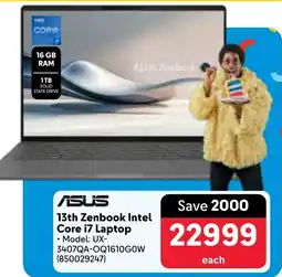 Makro ASUS 13th Zenbook Intel Core i7 Laptop offer