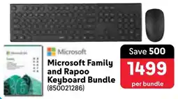 Makro Microsoft Family and Rapoo Keyboard Bundle offer